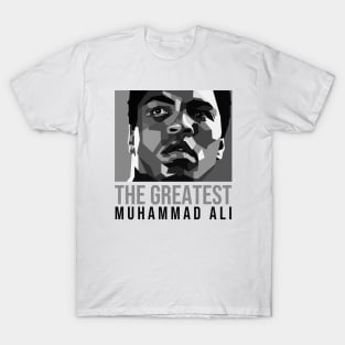 The Greatest Muhammad Ali Grayscale T-Shirt